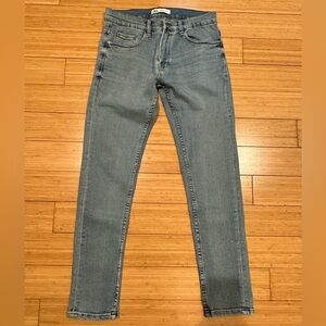 Zara Men Skinny Fit Stretch Jeans Blue Size 31 Slim Denim